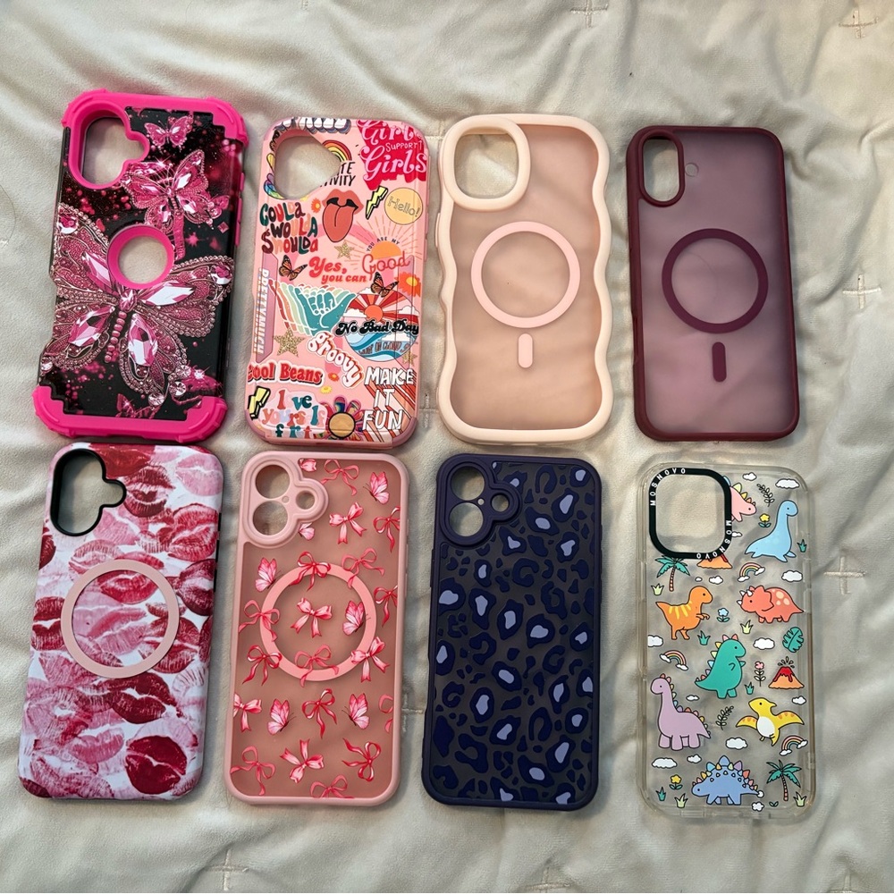 iPhone 16Plus Phone Cases, some with MagSafe Compatibility